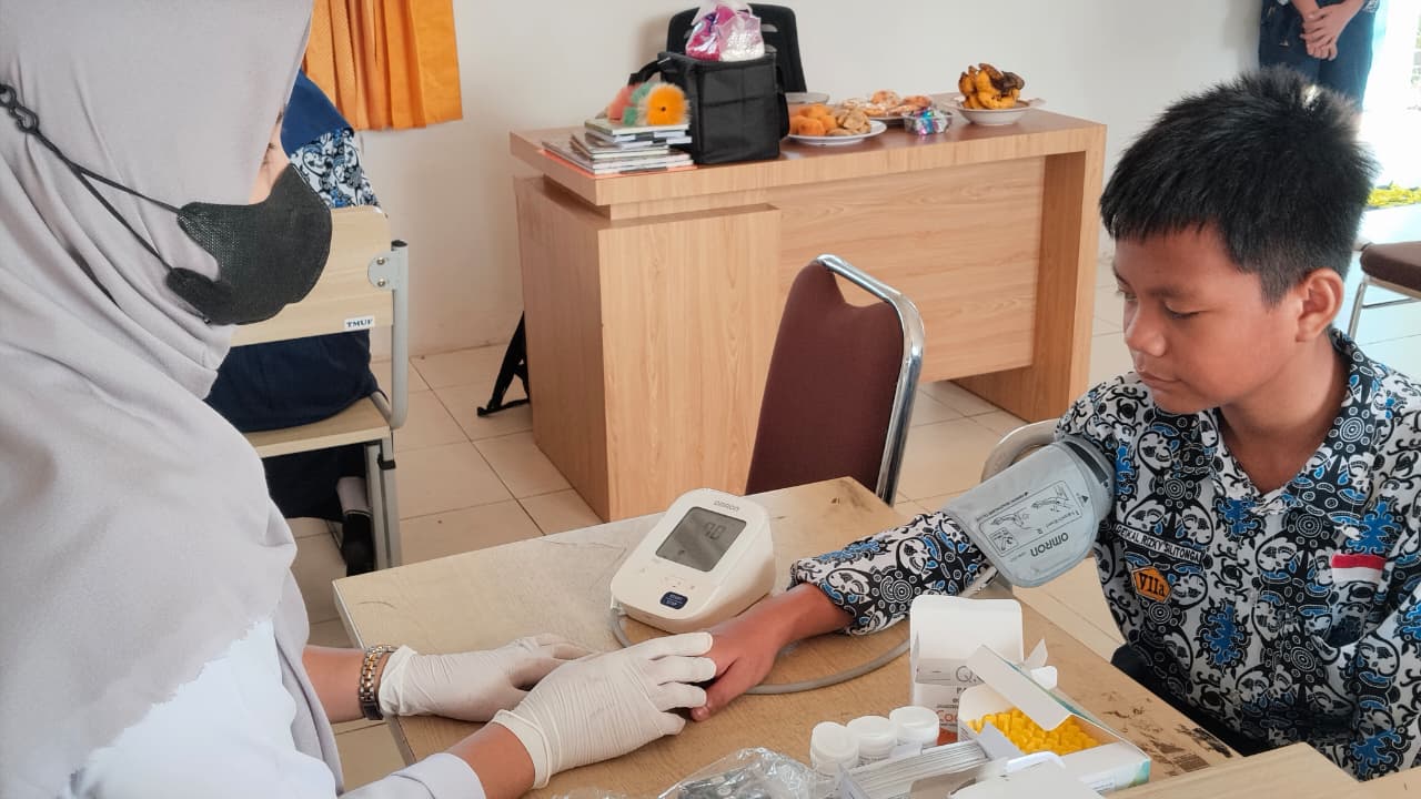 Kegiatan ekstrakulikuler PMR spanduga